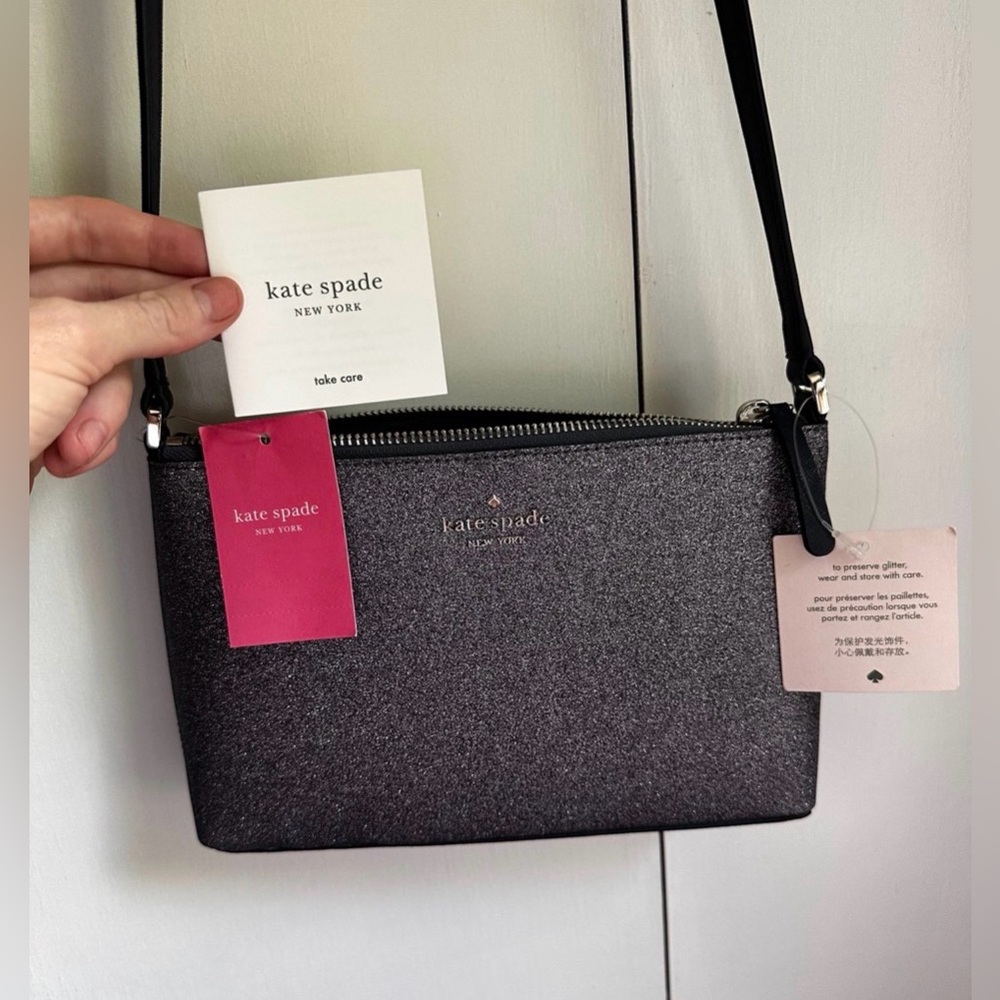 Kate Spade Joeley glitter crossbody bag